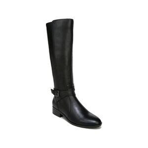 NWT NATURALIZER Womens Black WrapaBuckled Straps Rena Leather Riding Boot 5 M